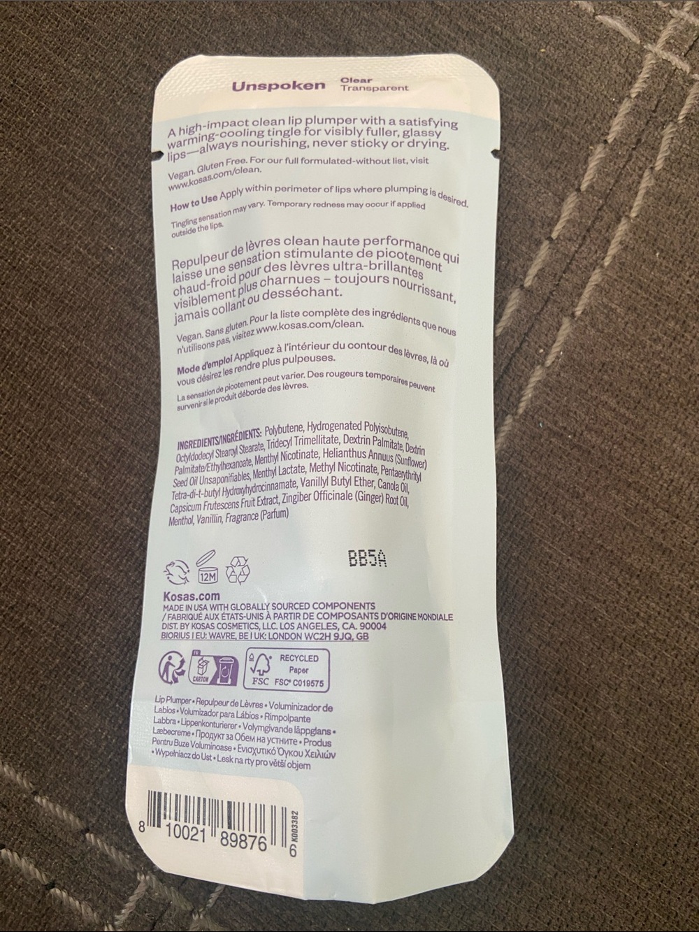 NEW KOSAS LIP PLUMPER - Picture 2 of 2